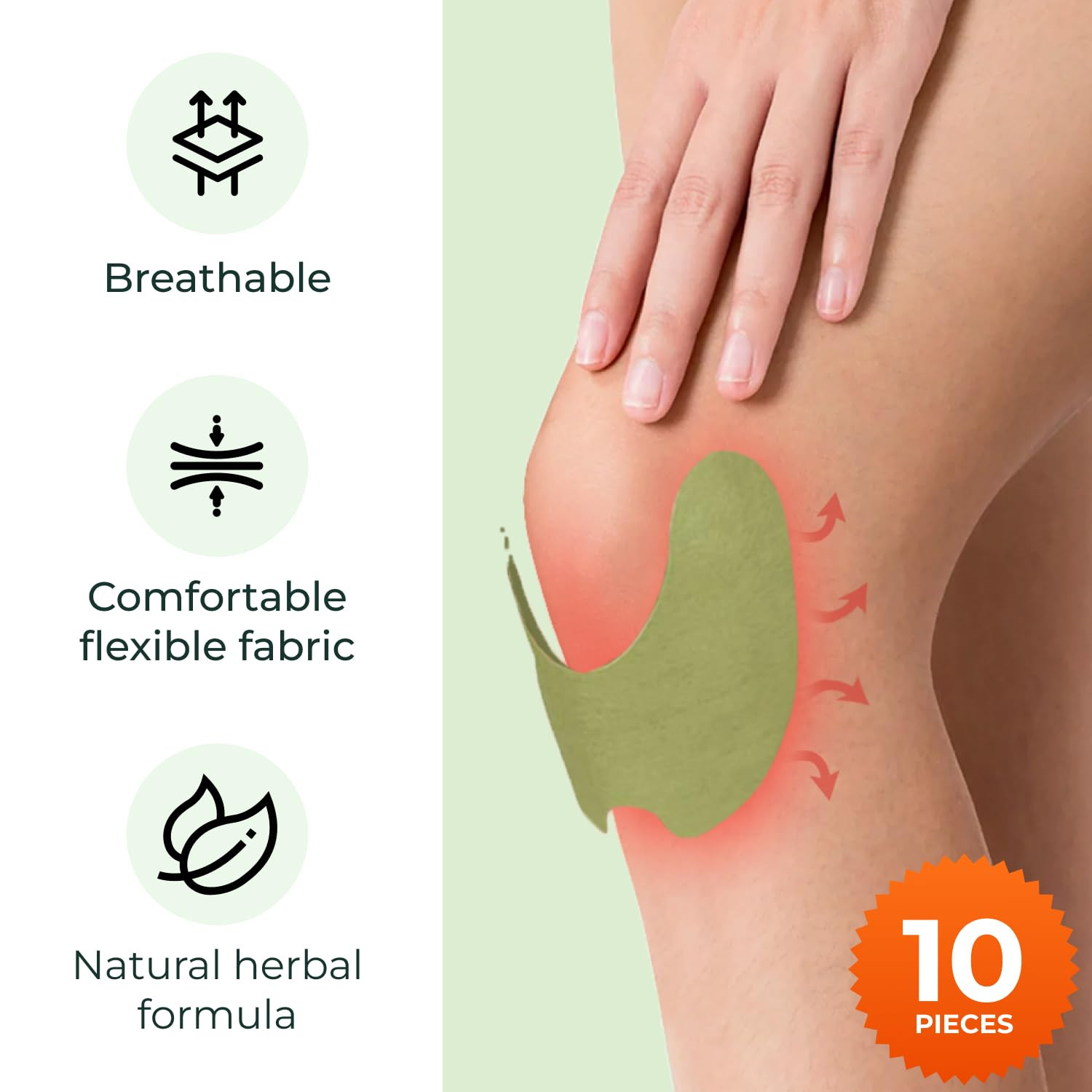 Wellnee Original Herbal Knee Patch – Wellknee Plaster for Knee Support & Muscle