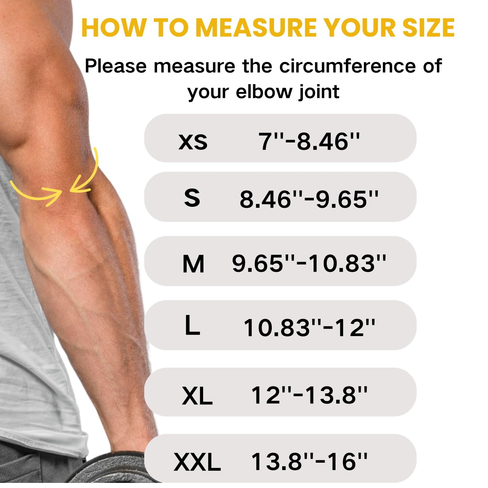 Copper Elbow Compression Sleeve,Elbow Brace for Tendonitis and Tennis Elbow,E…