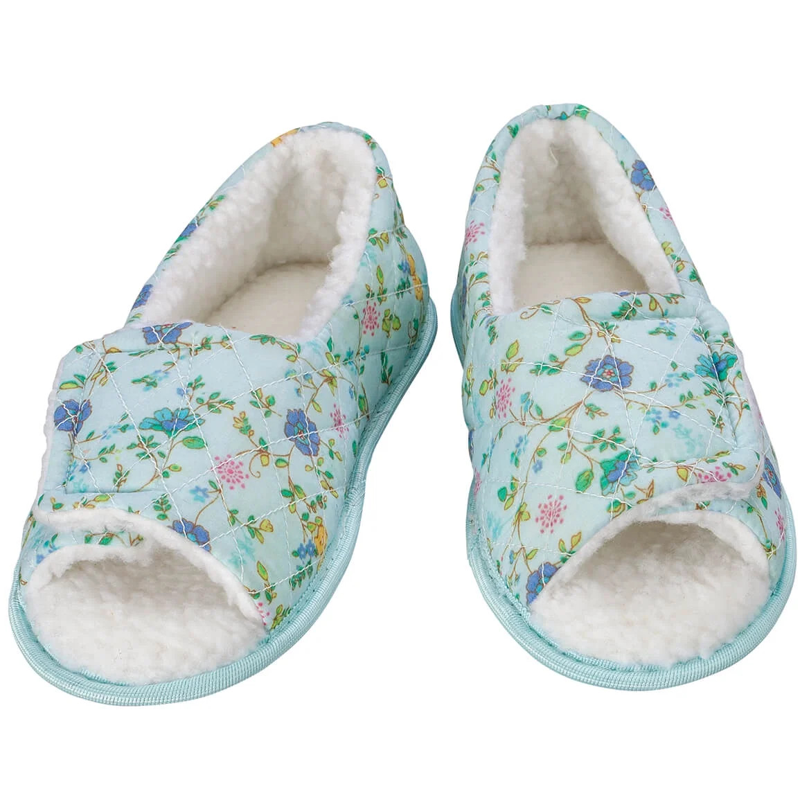 Rose Health Care Open Toe Edema Slippers for Women Navy Blue, Medium 7 – 8 Women