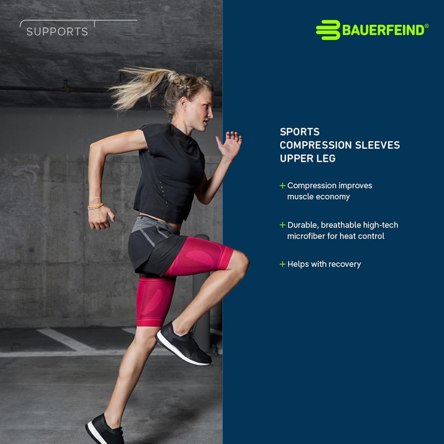 Microfiber Sports Leg Sleeves – Achieve Superior Muscle Support & Recovery