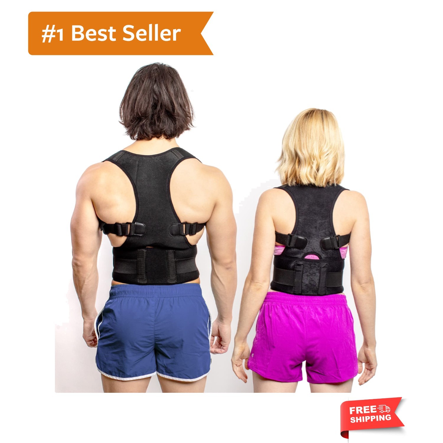 Posture Corrector for Women and Men – Back Brace for Posture, Adjustable Back…