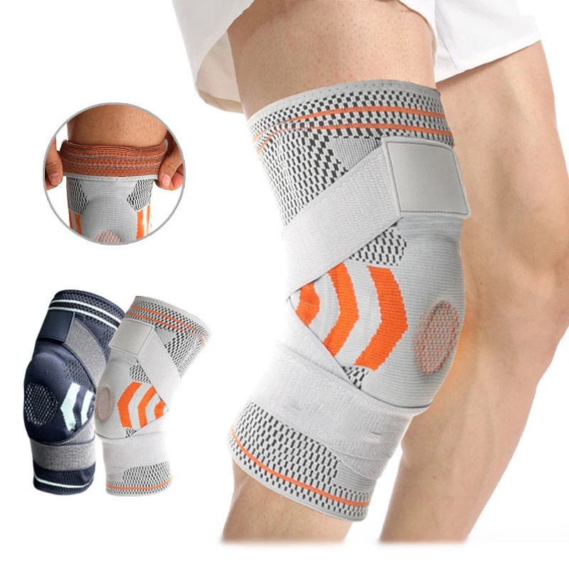 Professional Sports Knee Brace For All Sports Full Knee Protection &Non Slip Fit