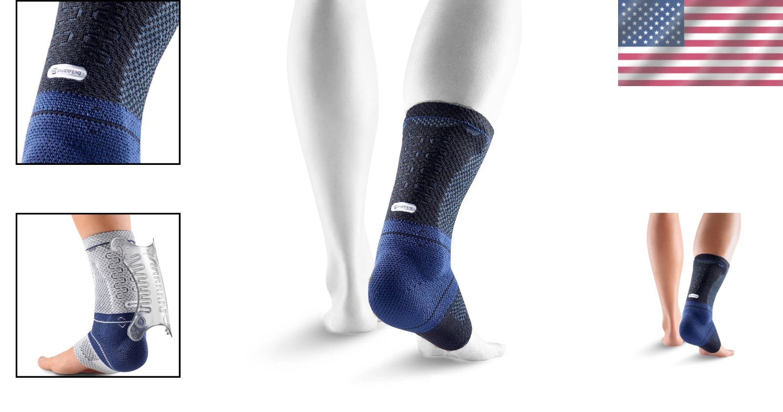 AchilloTrain Ankle Brace – Achilles Tendon Support, Size 4