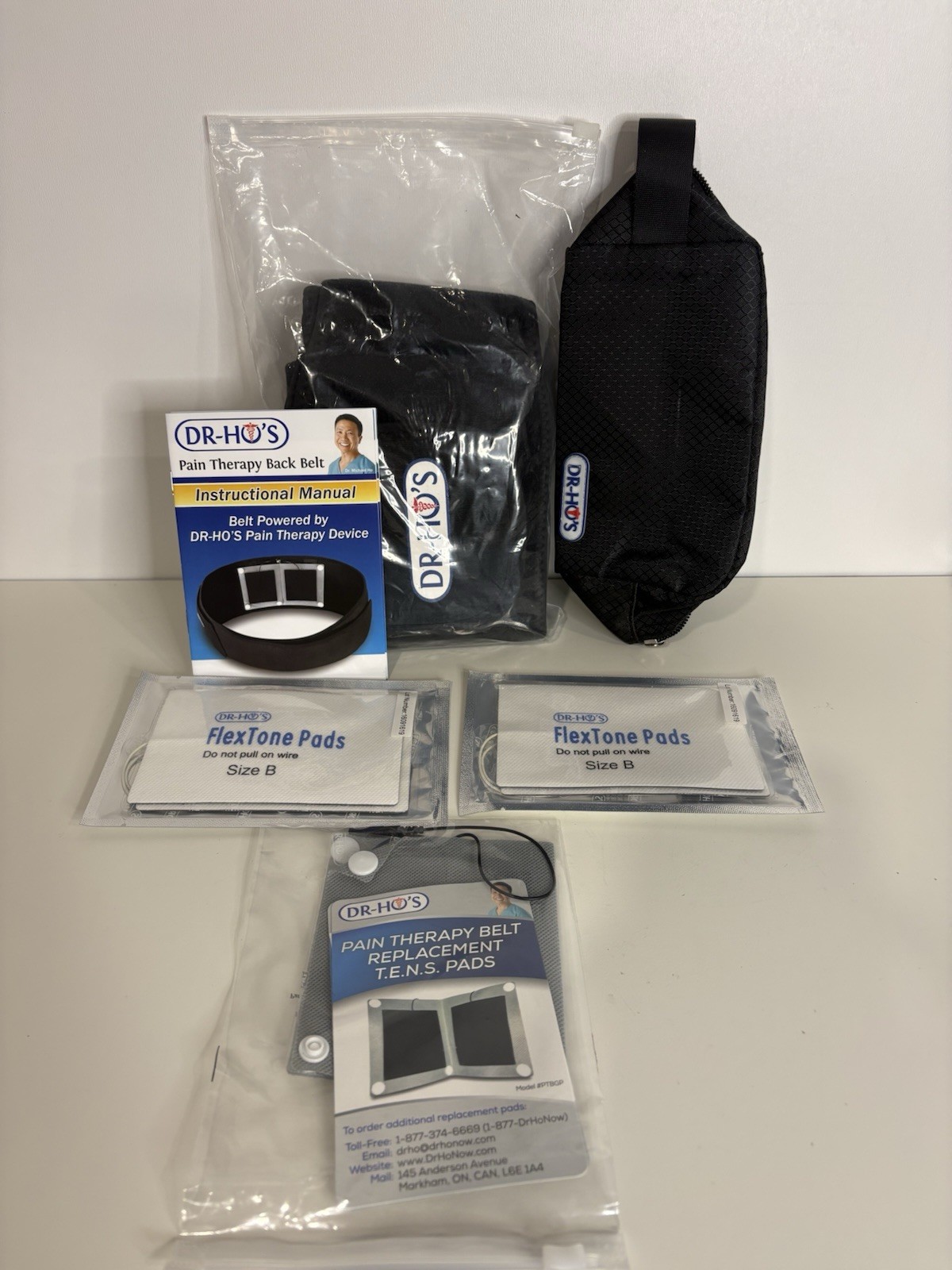 Misc Lot New DR HO’s Pain Relief Belt Foot & Tens & Hand Pads Flex Tone Etc