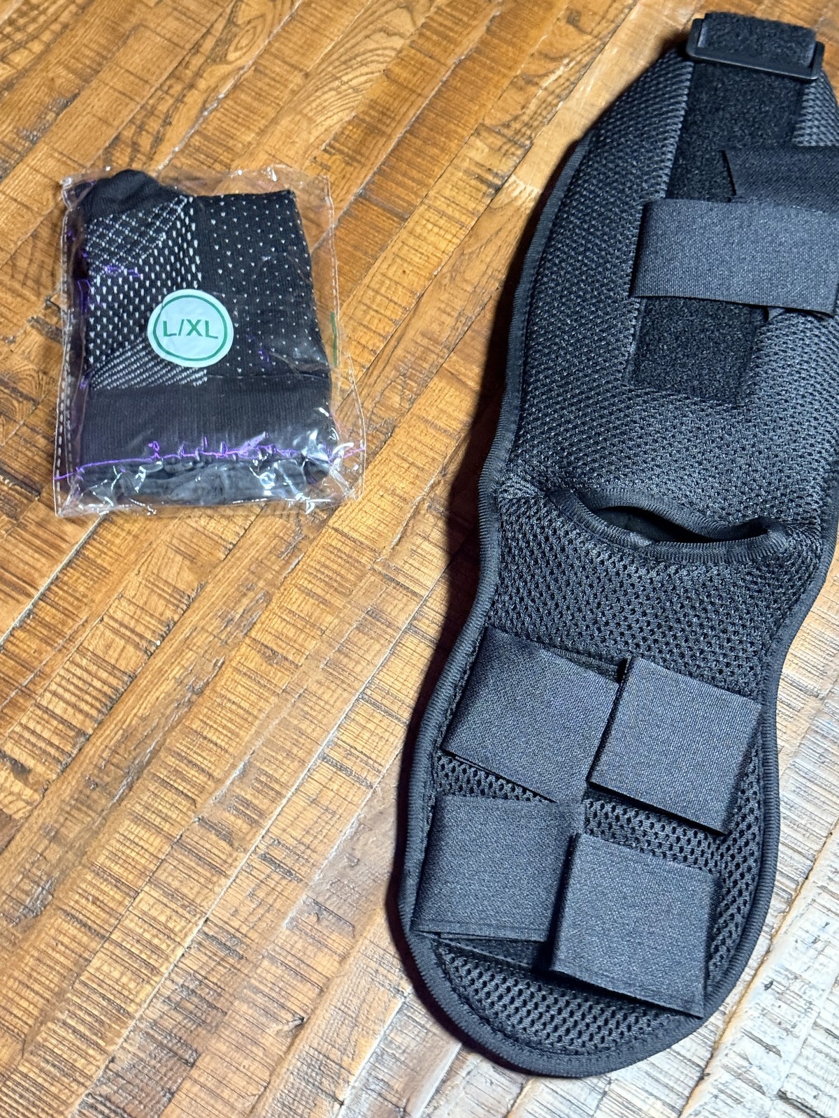 Night Splint for Plantar Fasciitis Relief – Size Large with Compression Sock