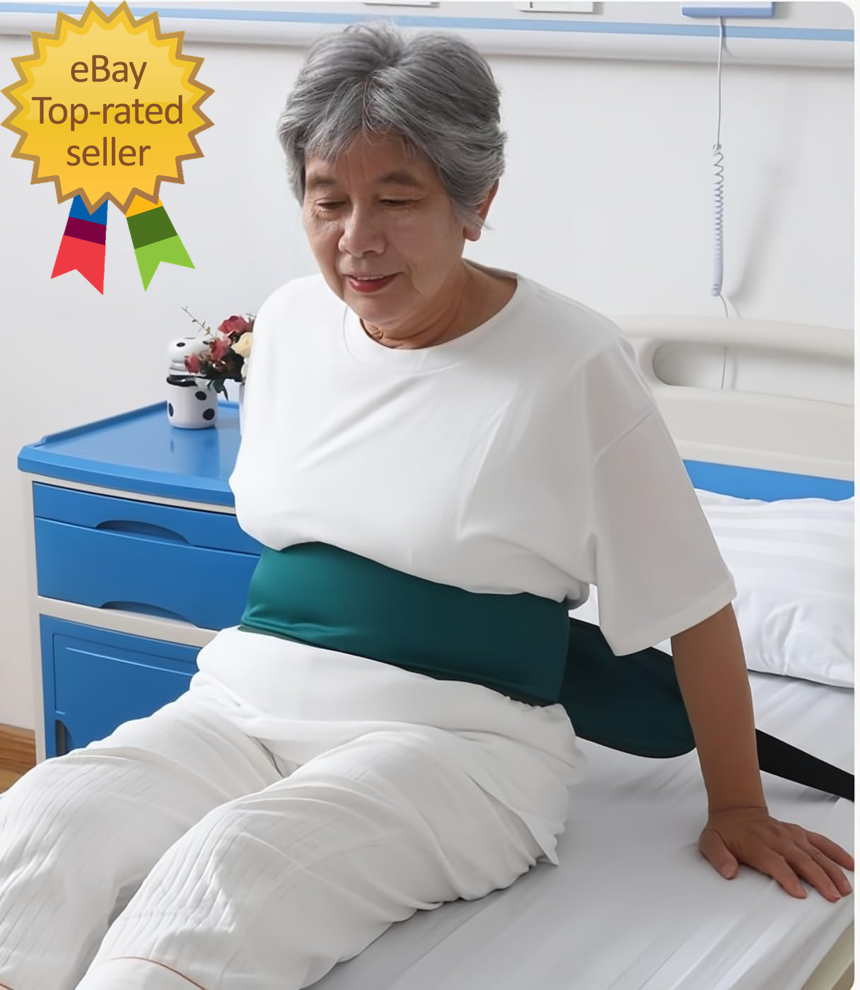 Medical Bed Restraint Strap for Elderly Bondaged Bed Tie Downs Anti-Fall Waist
