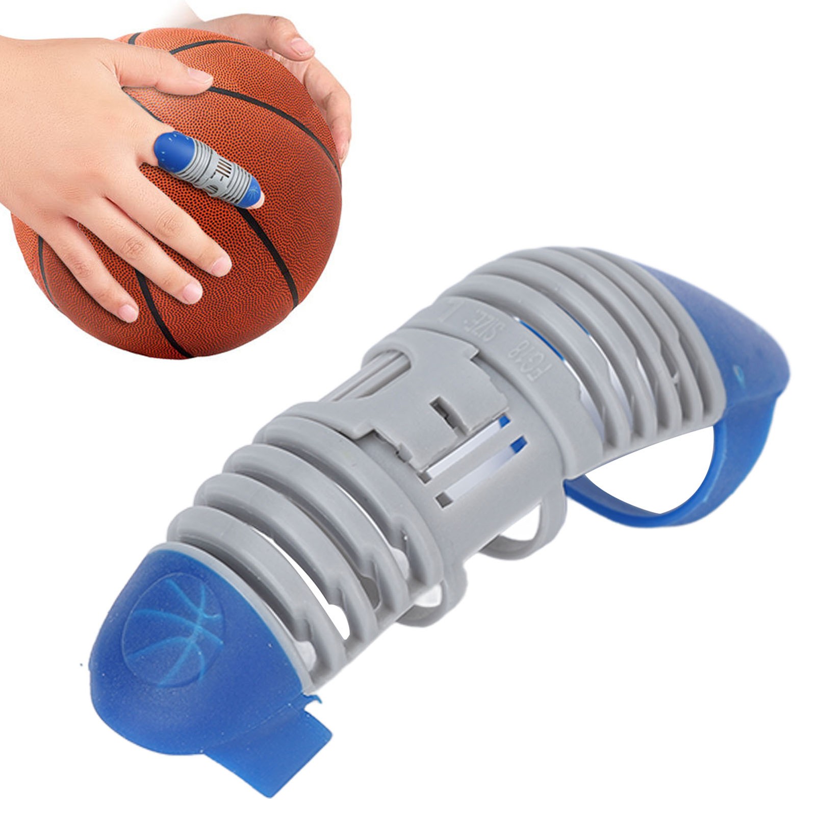 3.1×0.9×2.2in Finger Splint Brace Pain Relief Hollow Out Type Finger Support WT