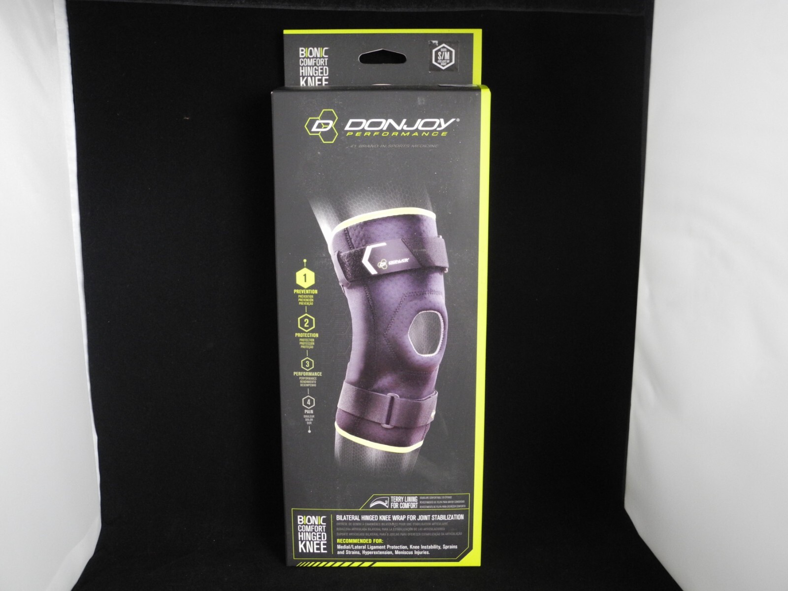 Donjoy Performance Bionic Comfort Hinged Knee Brace Size S/M