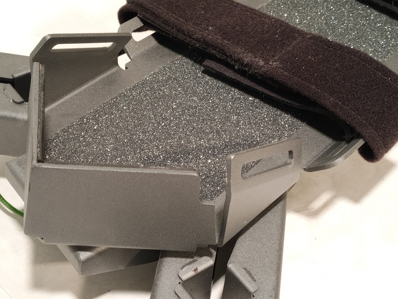 Jergens orthopedic foot/ankle positioner platform w/ straps, OR rail clamps