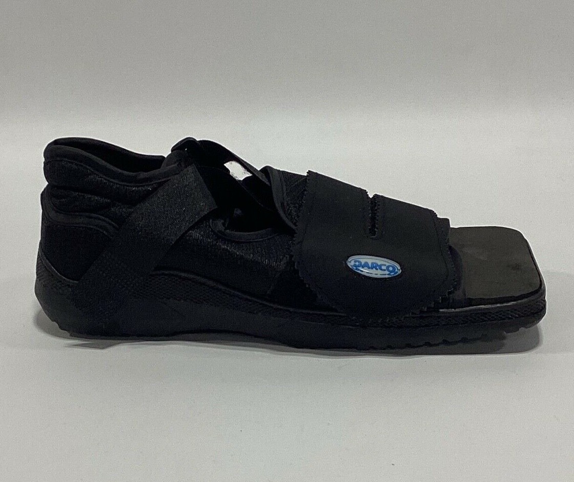 Mens Darco Black MedSurg Post Op Medical Surgical Shoe