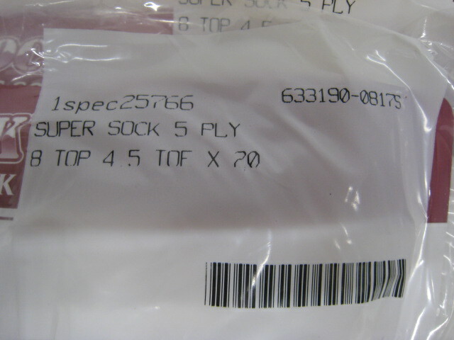 Super Sock Prosthetic Sock 1SPEC25766 8 x 4.5 x 20 Pack of 6