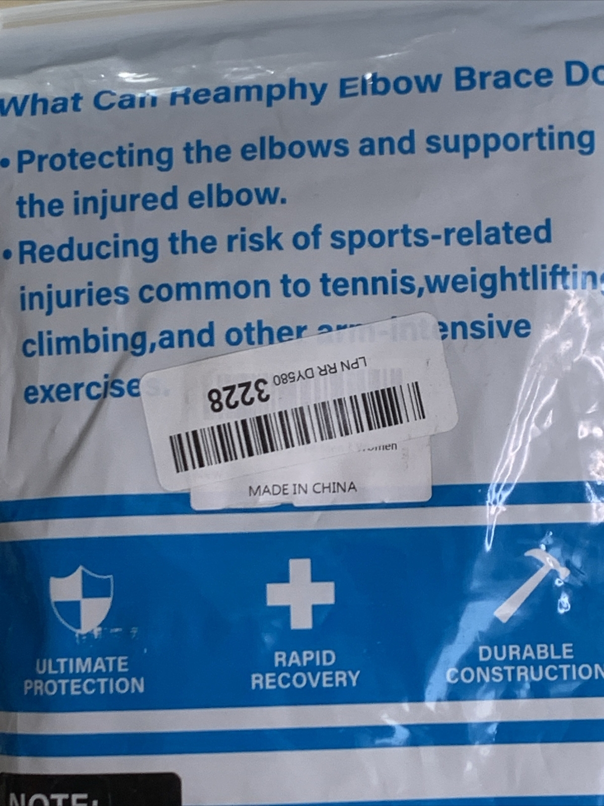 Elbow Brace Reamphy For Tendonitis Tennis / Golf Elbow Arthritis Fatigue ++ NEW