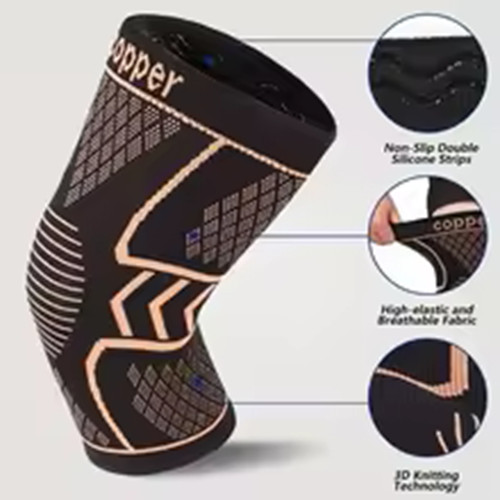 Copper Knee Braces for Men and Women (2 Pack) -Knee Supports Copper Compression