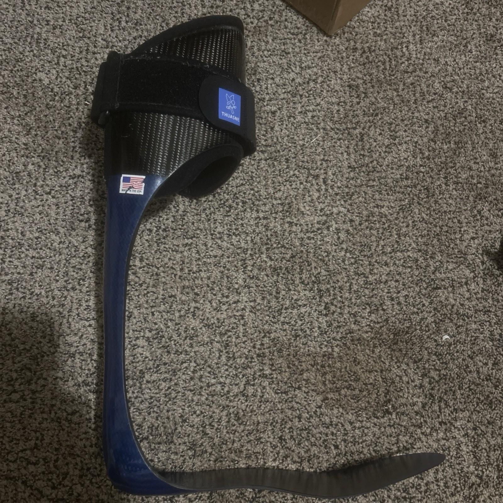Thuasne Sprystep AFO Right Size Large Carbon Fiber Drop Foot Brace USA Made
