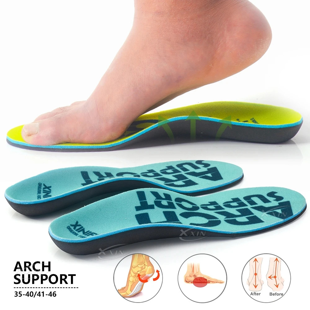Arch Support Insole Orthopedic Insole Men Women Sport Shoe Insert Flat Foo