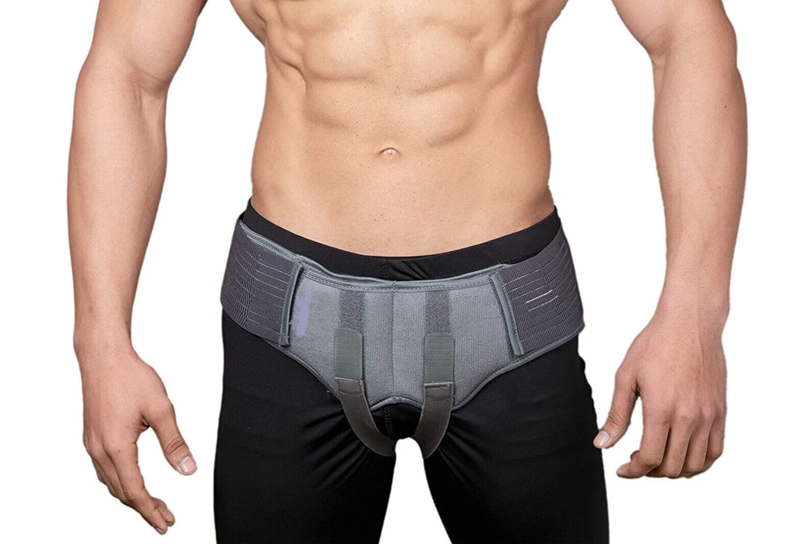 Hernia Support Truss with Removable Pressure Pads Double Hernia Pain Relief
