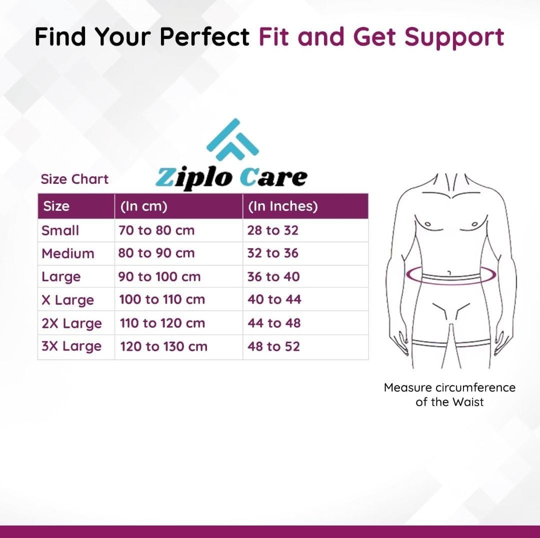 Abdomen Belt (8 Inches), Helps the Weak Abdominal Muscles & Toning the Abdomen