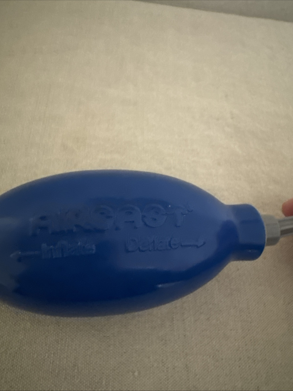 Aircast Air Boot Inflator Deflator Pump Squeeze Hand Bulb Inflate & Deflate