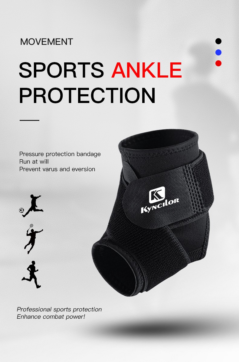 Adjustable Strap Ankle Support Brace Compression Sleeve Foot Brace Stabilizer