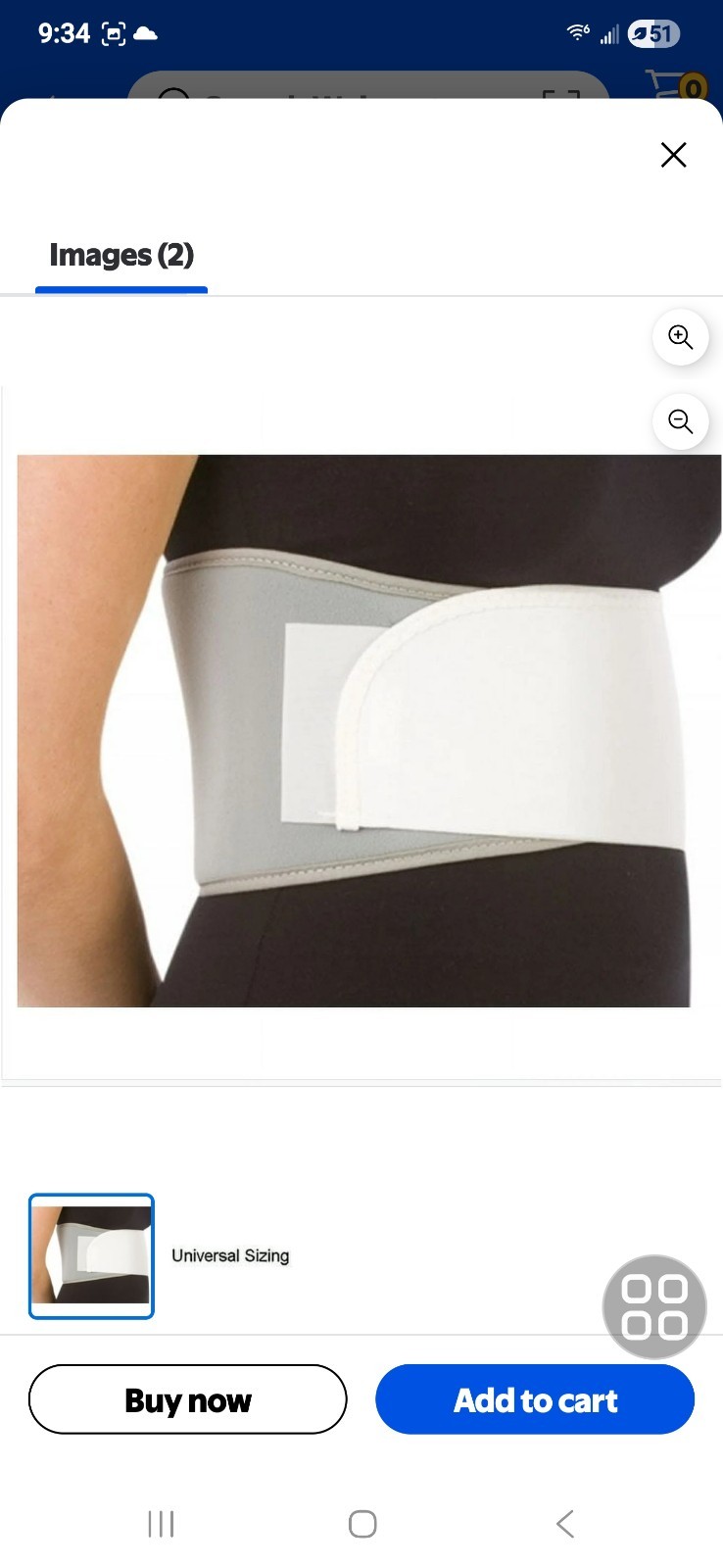 Procare Universal Rib Belt Male 79-89050