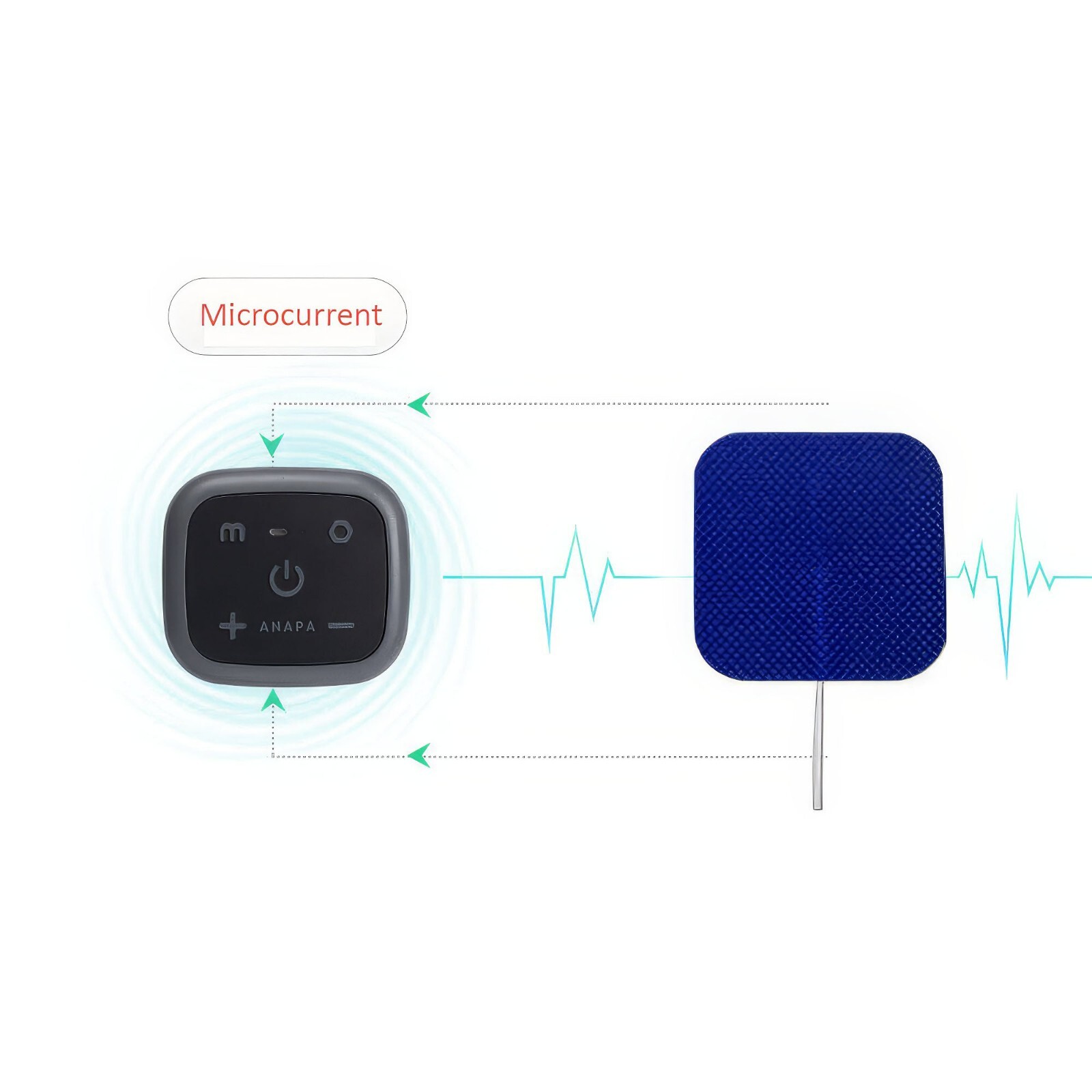 Anapa Microcurrent Low-Frequency Shoulder & Trapezius Massager Pain Relief
