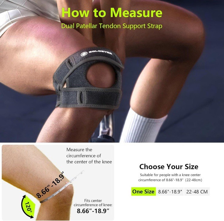 Knee Brace Adjustable Compression Support for Sport Joint Pain Arthritis Relief