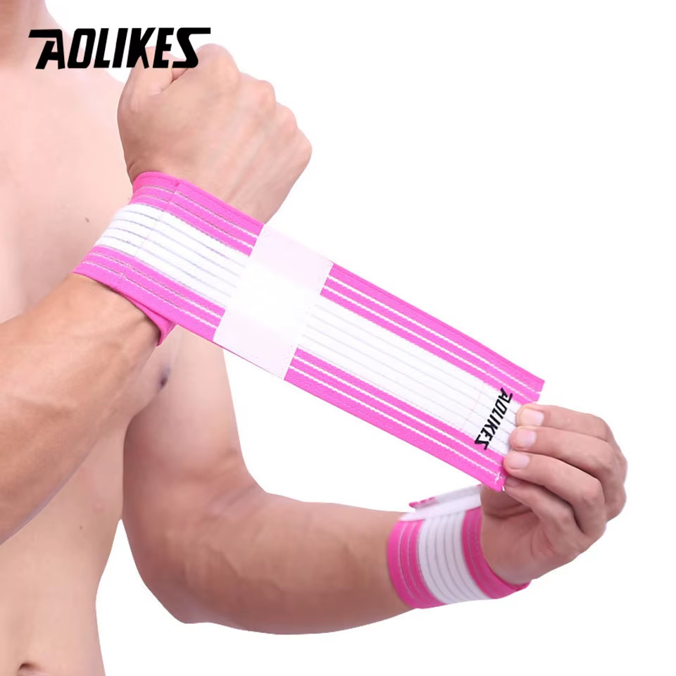 1PCS Cotton Elastic Bandage Hand Sport Wristband Gym Support Wrist Brace Wrap Ca
