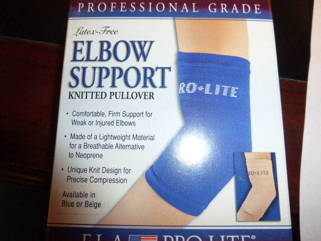 FLA #19-400 PROFESSIONAL GRADE ELBOW SUPPORT KNITTED PULLOVER, BELOW OUR COST!!!