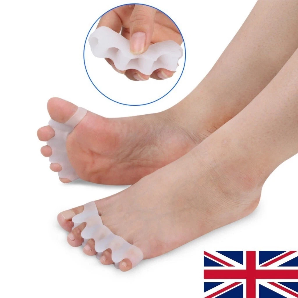Toe Separator Orthotic Alignment Hammer Toe Claw Toe Bunion Corrector (Pair)