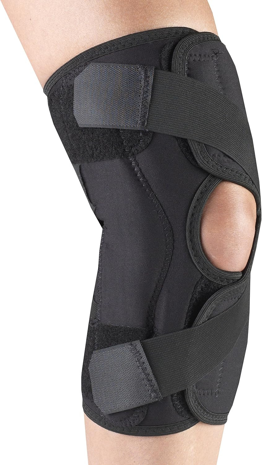 OTC Knee Stabilizer Wrap for Right Leg Osteoarthritis, Orthotex, 2X-Large