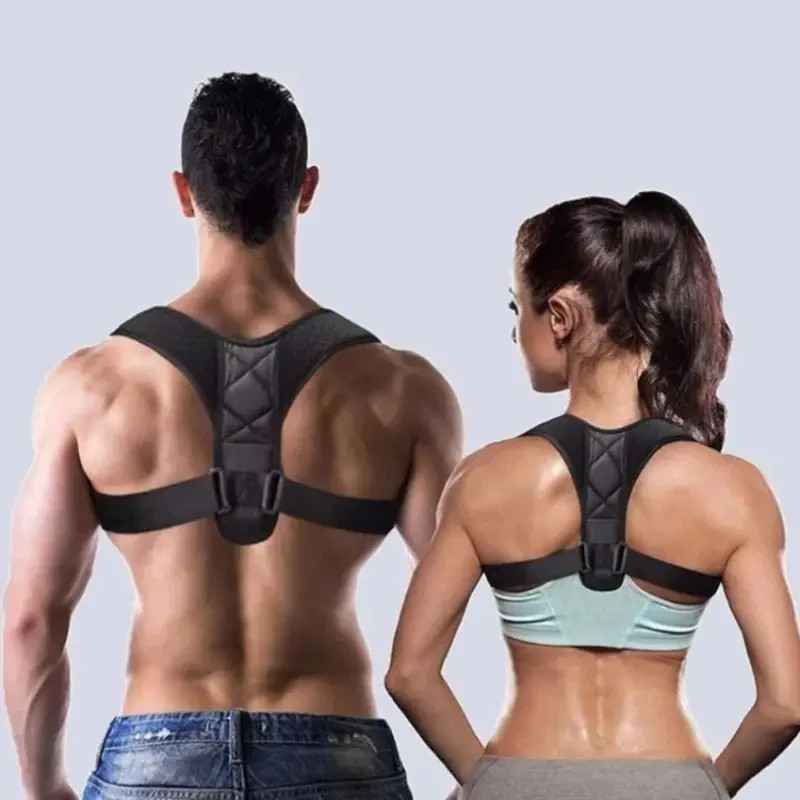 Posture Corrector Clavicle Spine Back Belt Adjustable Unisex Upper Back Shoulder