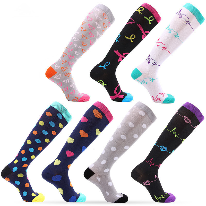(3 Pairs) Compression Socks Sports Men Women Calf Shin Leg Running Fitness US