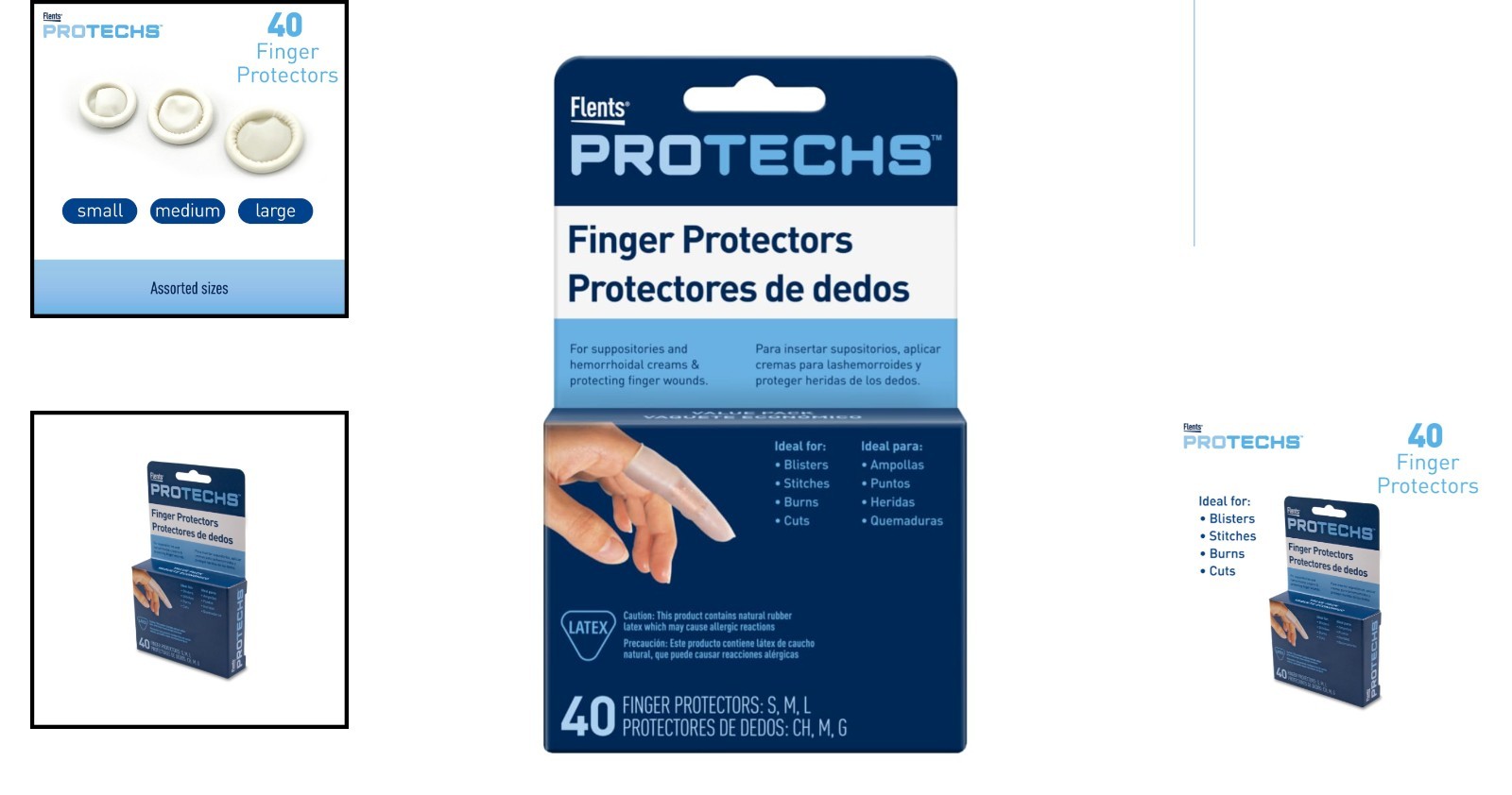 Durable Protechs Finger Cots – Assorted Sizes to Shield Your Hands from Injuries