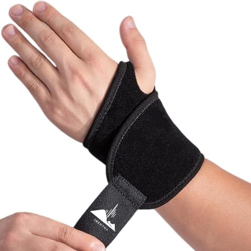 Wrist Brace 2 Pack Adjustable Neoprene Compression Support Left Right Hand Pain