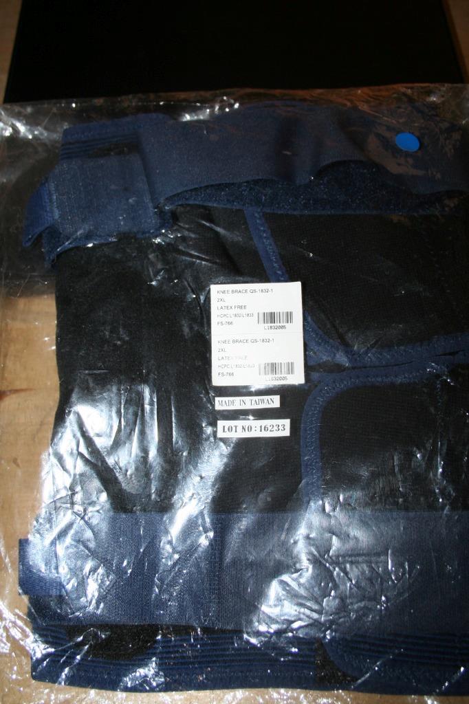 Quicksilver QS-1832-1 Knee Brace XL supportive orthopedic device New & Sealed