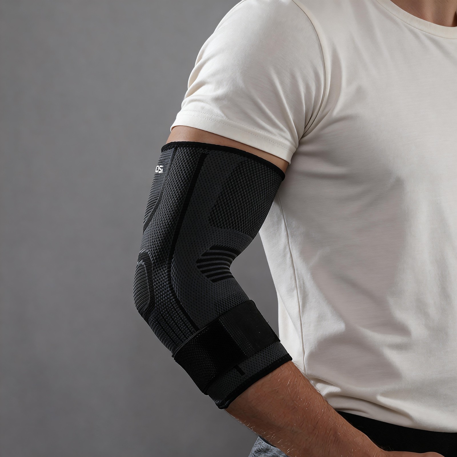 1 Piece Breathable Elastic Elbow Support Arm Sleeve for Basketball Badminton