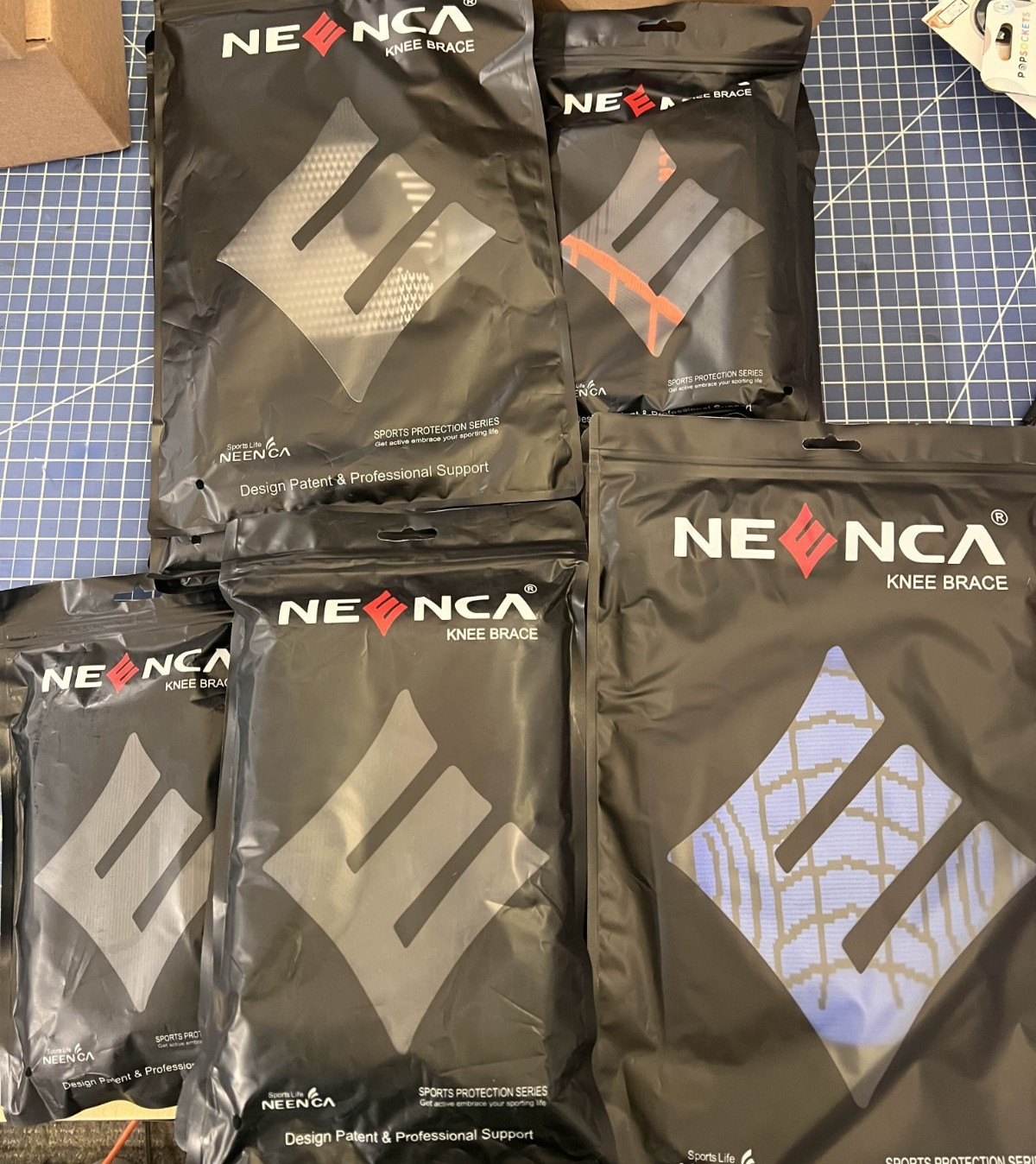 NEENCA Knee Brace 2-Pack S–XXL Compression Support Sleeves – Multiple Sizes