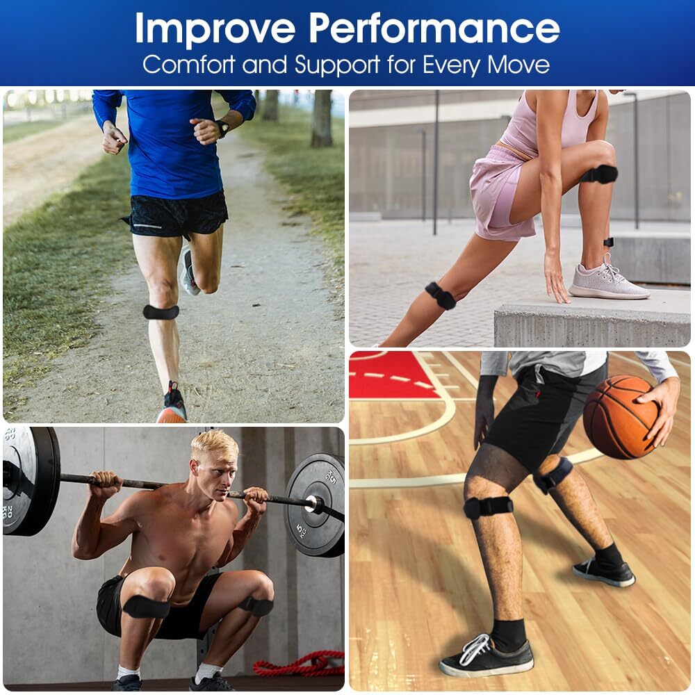 2× Knee Brace Support Patella Stabilizer Strap Arthritis Pain Relief Running USA