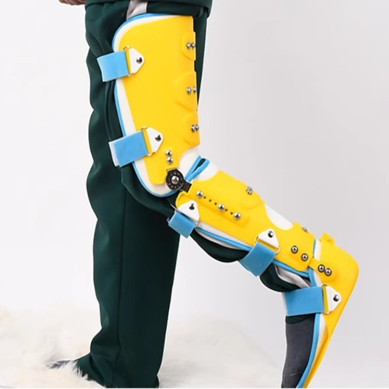 Kid Knee Ankle Foot Orthosis Support Lower Limbs Brace Adjustable KAFO Universal