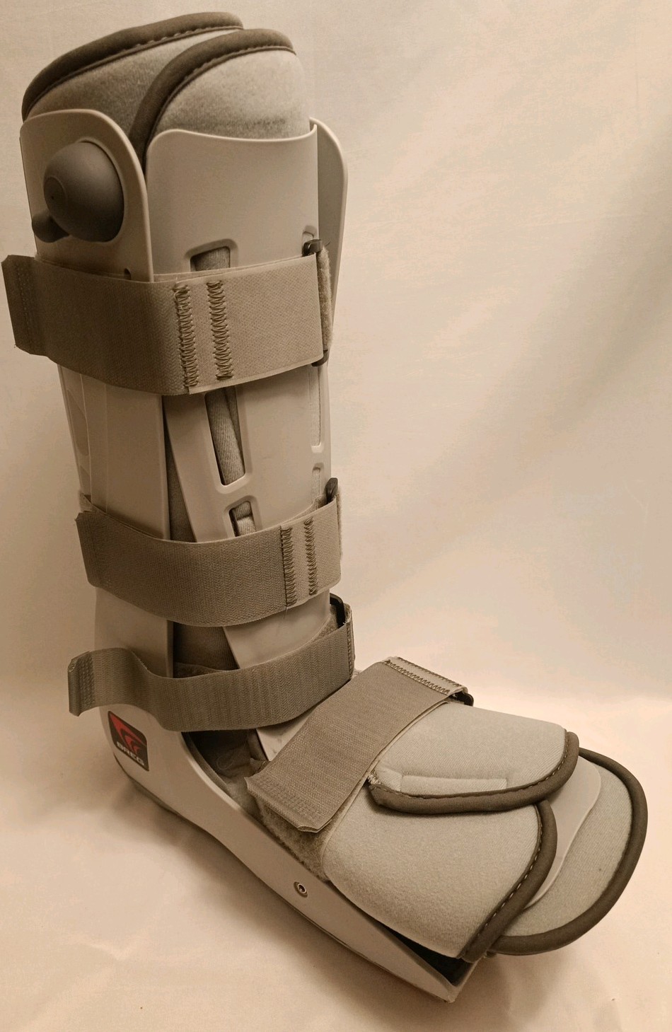 Breg Genesis Full Shell Walker 4 Strap Tall Large Pump Walking Boot Gray L