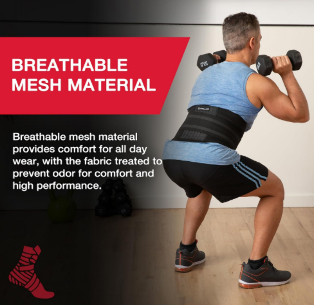 Mueller Adjustable Back Brace Upper & Lower Support