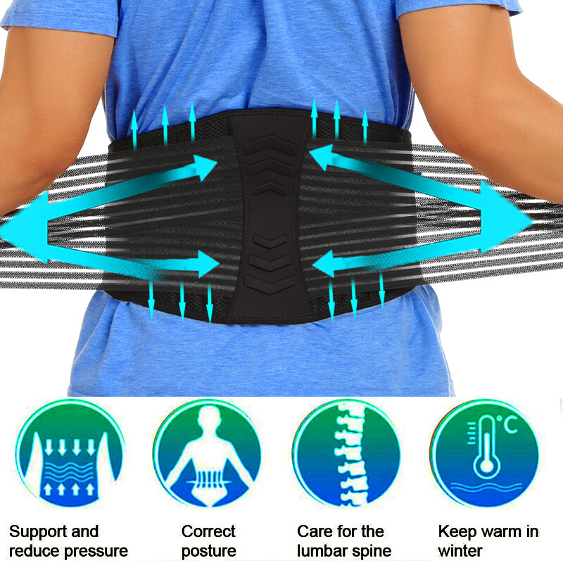 Pelvic Instability Lower Back Support Belt SI Joint Compress Brace Pain Relief