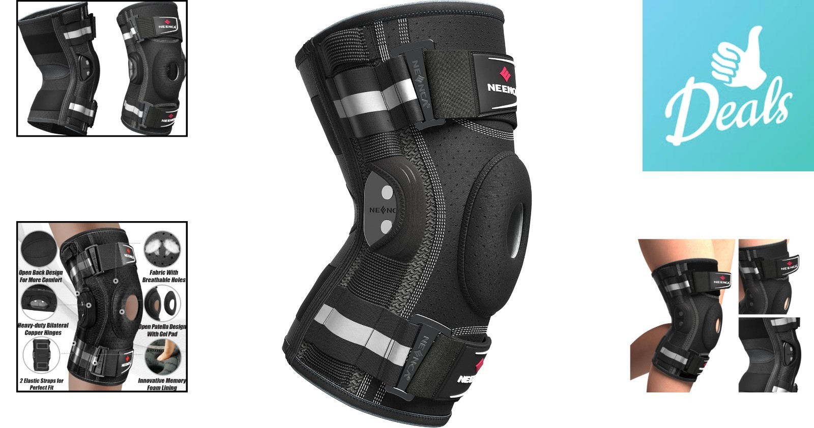 Professional Knee Brace – Adjustable Support for Instant Pain Relief & Stability