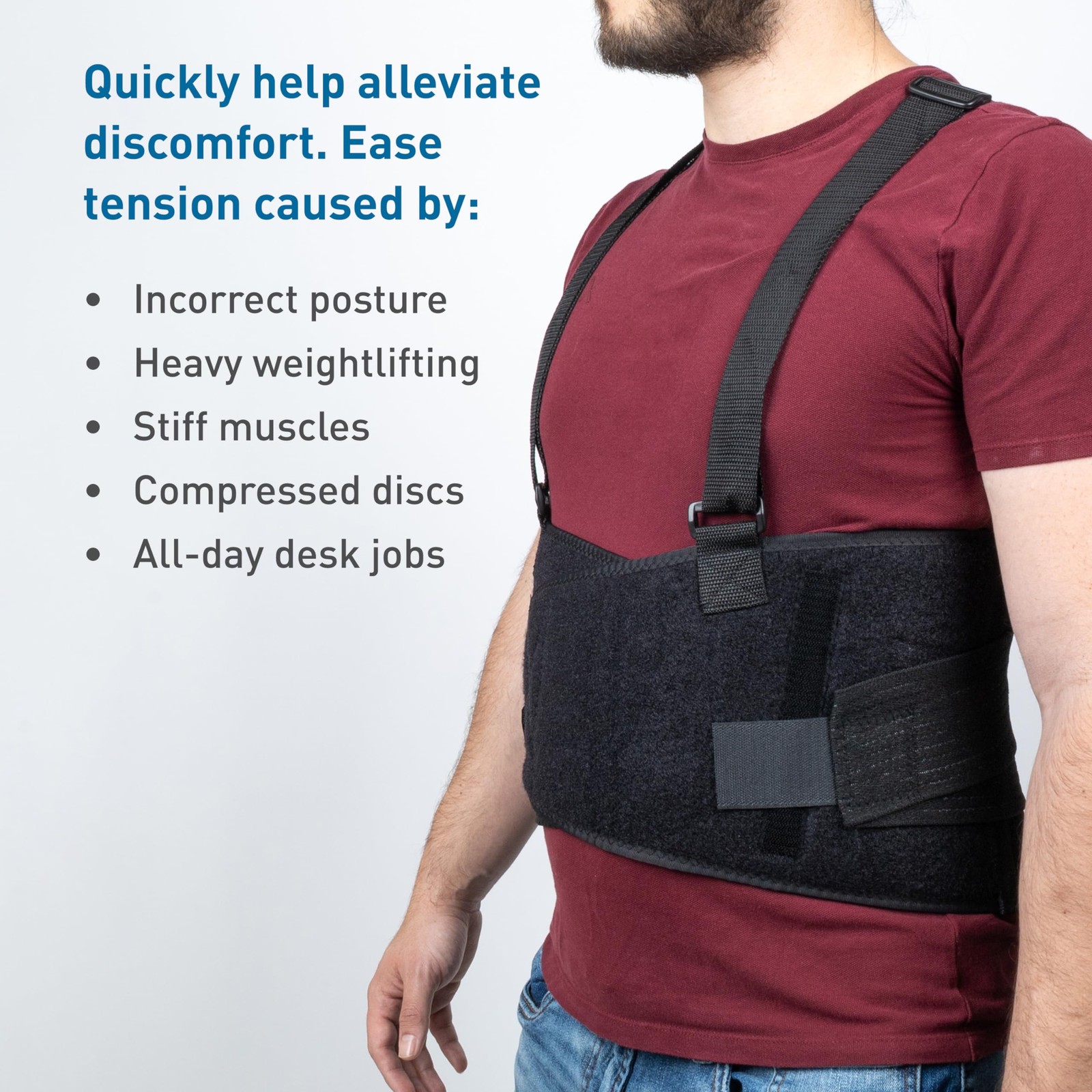 Body Sport Bodysport Ultra Lift Back Support 2X-Large 54 – 65 Waist –