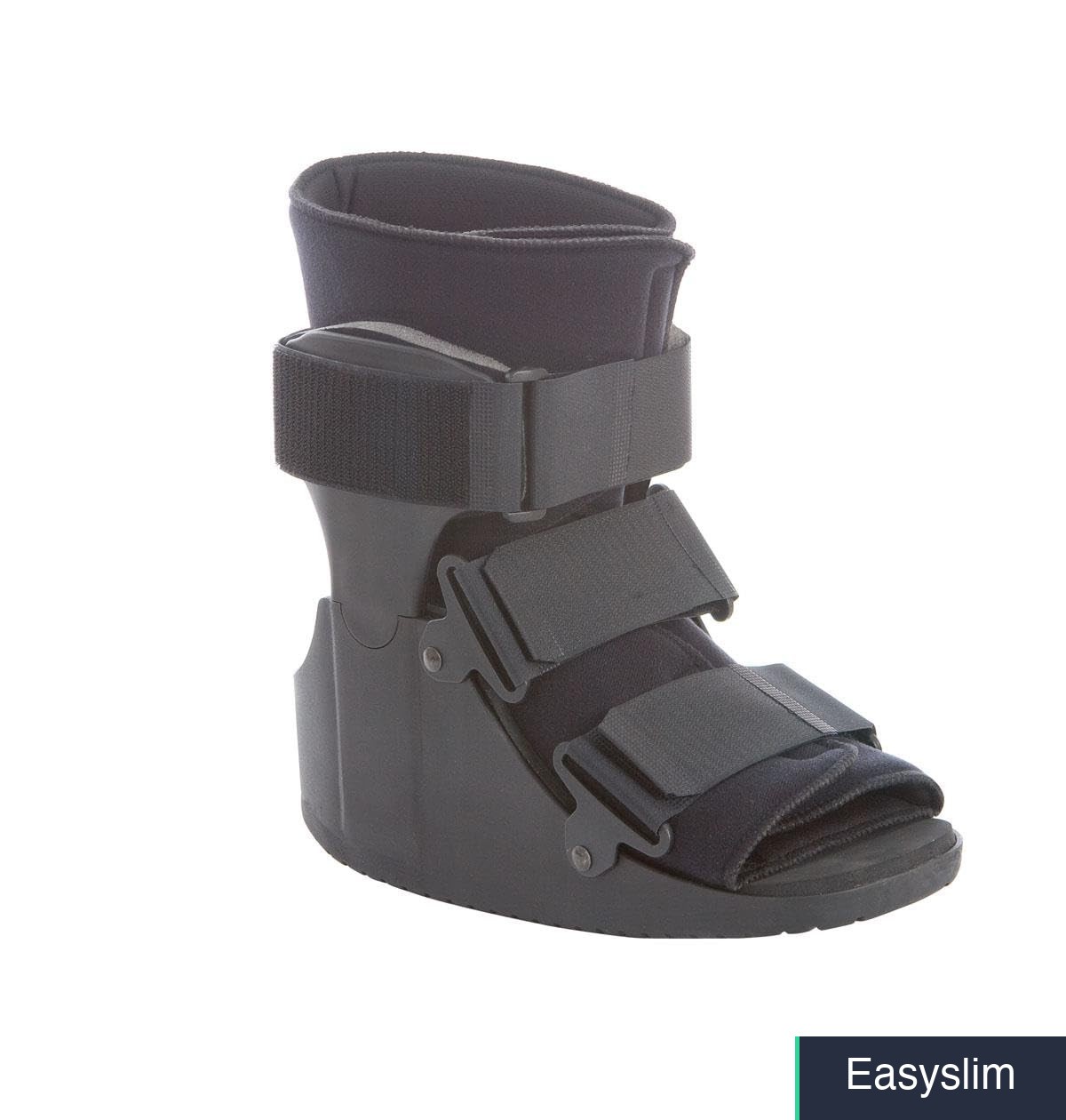 Ankle Walker, Low-Profile Design, Black, Fits Left or Right Leg