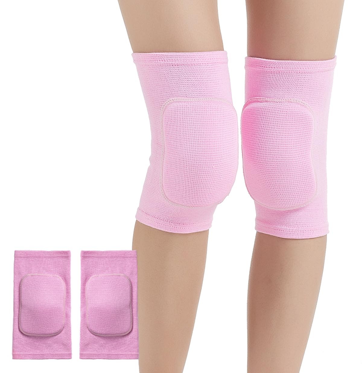 Pink Knee Pads Medium For Dance Wrestling Basketball Volleyball Soft Work