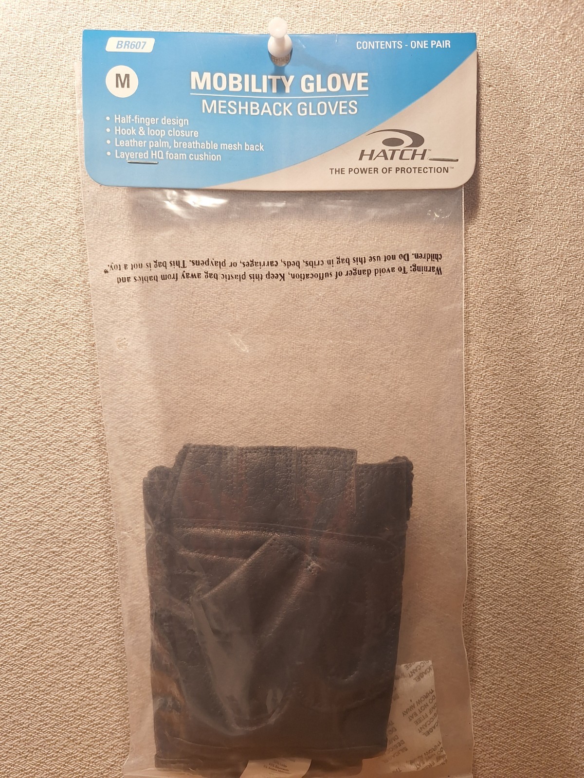 Hatch All-Purpose Padded Mesh Gloves. Mobility Gloves. New! Medium size.