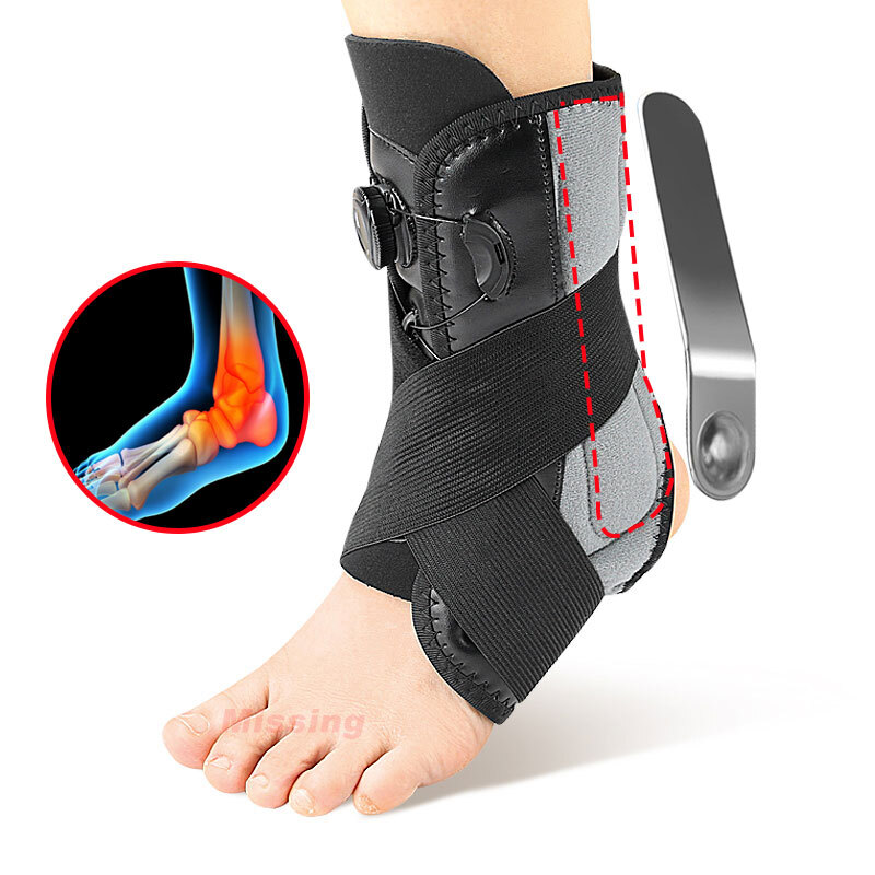 Foot Drop Ankle Brace Splint Orthotics Fracture Sprain Injury Pain Metal Support