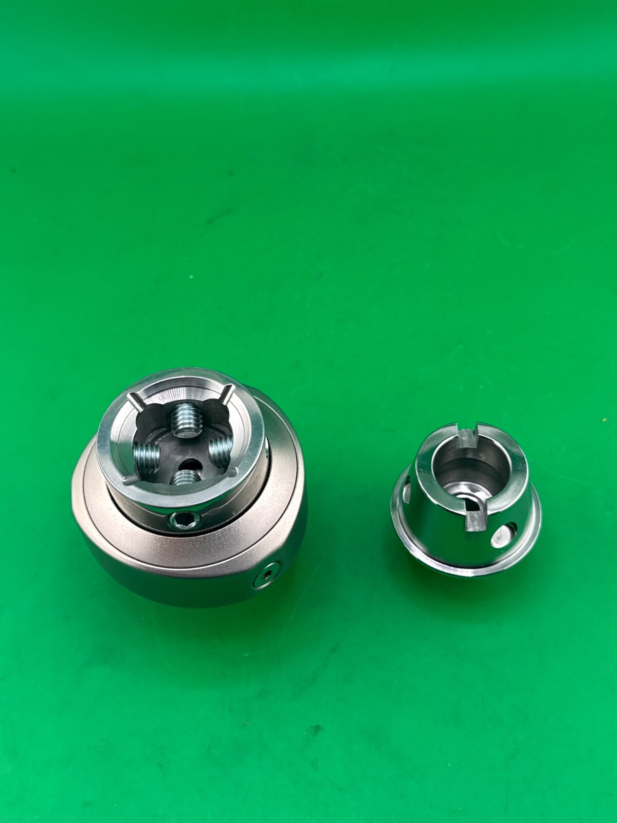 Prosthetic quick change release adapter w/ extra male pyramid insert. New