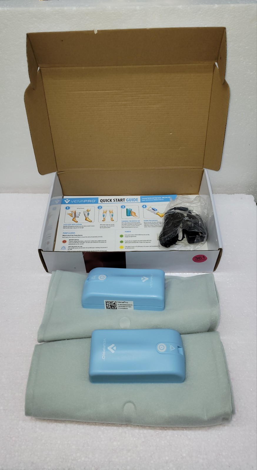 Venapro 2 Legs Compression Device To Prevent Deep Vein Thrombosis (DVT)